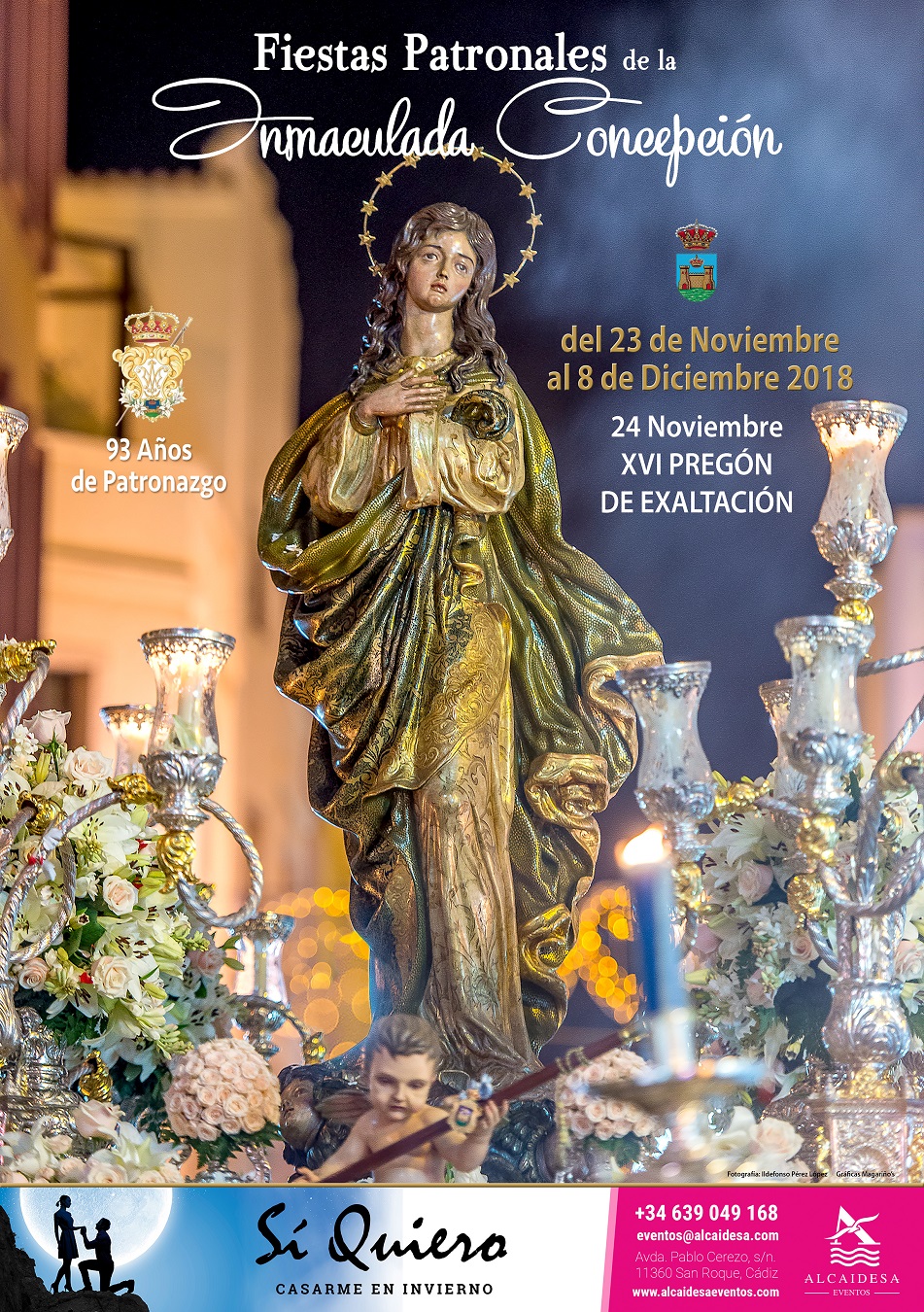 Fiestas patronales en honor de la Inmaculada Concepción  